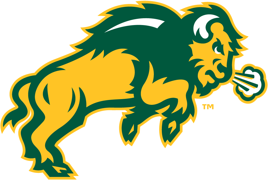 North Dakota State Bison 2012-Pres Secondary Logo diy DTF decal sticker